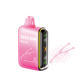 Pink vape device with digital display on a white background. Featuring GeekBar’s Zodiac series - Taurus Blueberry Watermelon