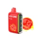 Red Geek Bar Pulse vape device with digital display on a white background. Featuring their planet series- California cherry flavor. 