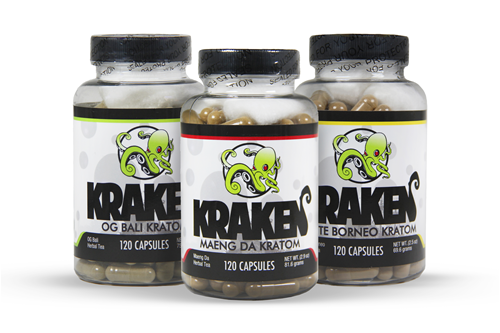 Kraken Kratom Maeng Da Capsules