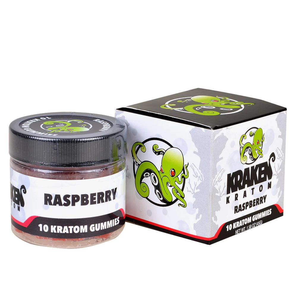 Kraken Kratom Raspberry Gummies