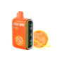 Orange vape device with digital display and 'Geek Bar' branding on a white background. Featuring Geekbar’s planet series- tropical rainbow blast