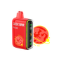 Red 'GEEK BAR' vape device with digital display on a white background. Featuring their plant series - watermelon ice 